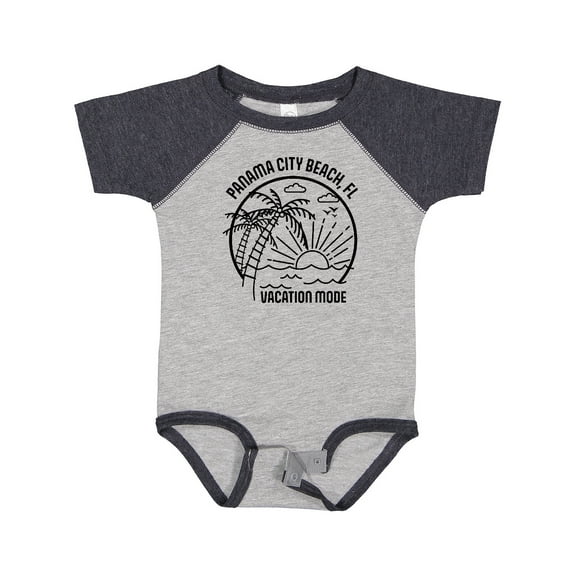 Inktastic Summer Vacation Mode Panama City Beach Florida Boys or Girls Baby Bodysuit