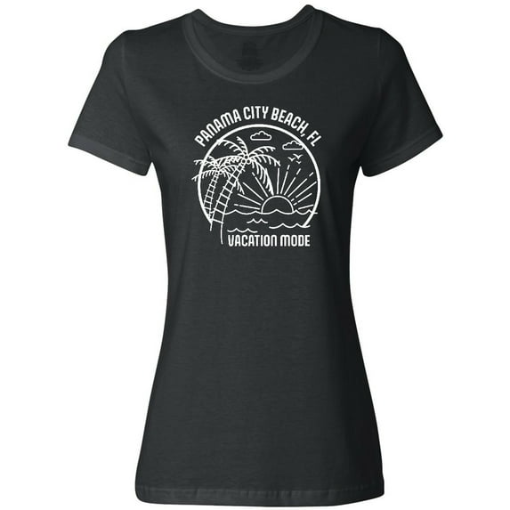 Inktastic Summer Vacation Mode Panama City Beach Florida Women's T-Shirt