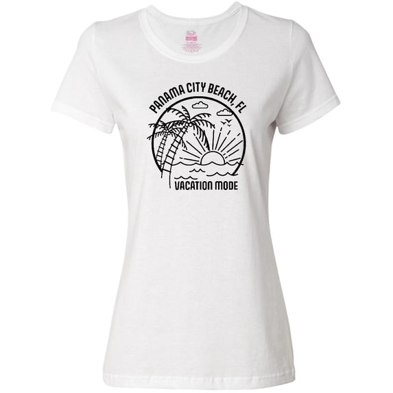 Inktastic Summer Vacation Mode Panama City Beach Florida Women's T-Shirt