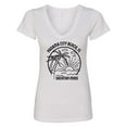 thumbnail image 1 of Inktastic Summer Vacation Mode Panama City Beach Florida Women's V-Neck T-Shirt, 1 of 5