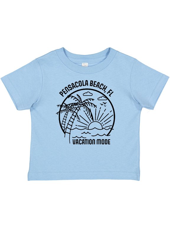 Summer Vacation Mode Pensacola Beach Florida Boys or Girls Baby T-Shirt