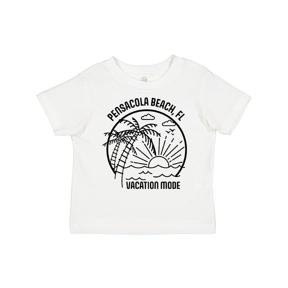 Inktastic Summer Vacation Mode Pensacola Beach Florida Boys or Girls Toddler T-Shirt