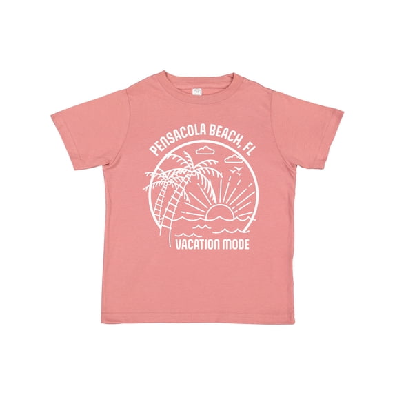 Inktastic Summer Vacation Mode Pensacola Beach Florida Boys or Girls Toddler T-Shirt