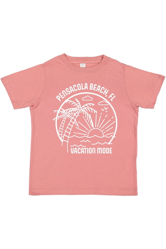 Summer Vacation Mode Pensacola Beach Florida Boys or Girls Toddler T-Shirt