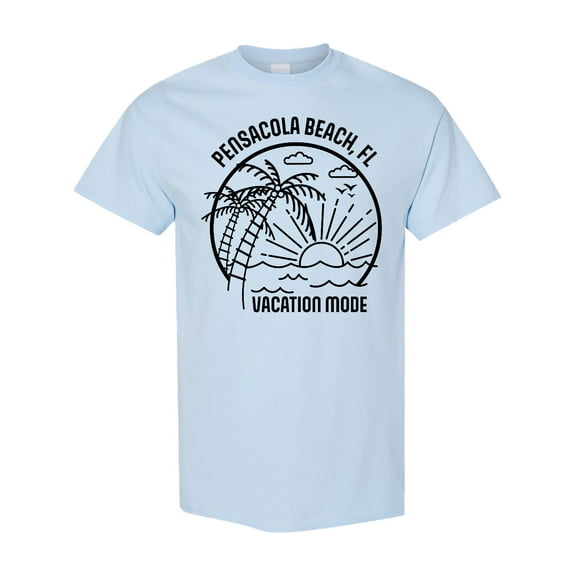 Inktastic Summer Vacation Mode Pensacola Beach Florida T-Shirt