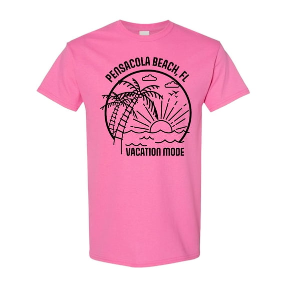 Inktastic Summer Vacation Mode Pensacola Beach Florida T-Shirt