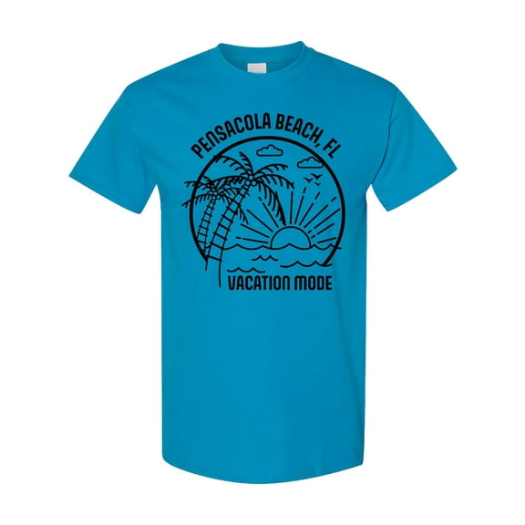 Inktastic Summer Vacation Mode Pensacola Beach Florida T-Shirt