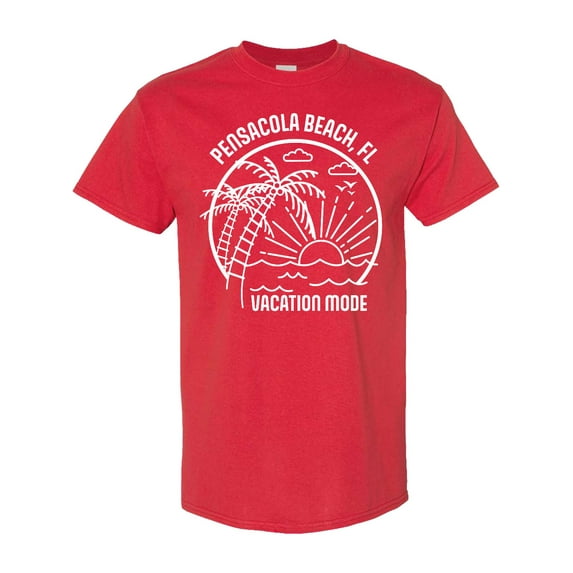Inktastic Summer Vacation Mode Pensacola Beach Florida T-Shirt