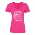 thumbnail image 1 of Inktastic Summer Vacation Mode Pensacola Beach Florida Women's V-Neck T-Shirt, 1 of 5