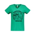 thumbnail image 1 of Inktastic Summer Vacation Mode Pensacola Beach Florida Women's V-Neck T-Shirt, 1 of 5