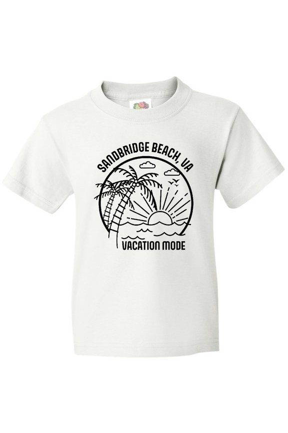 Summer Vacation Mode Sandbridge Beach Virginia Youth T-Shirt