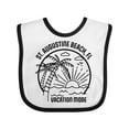 thumbnail image 1 of Inktastic Summer Vacation Mode St. Augustine Beach Florida Boys or Girls Baby Bib, 1 of 4