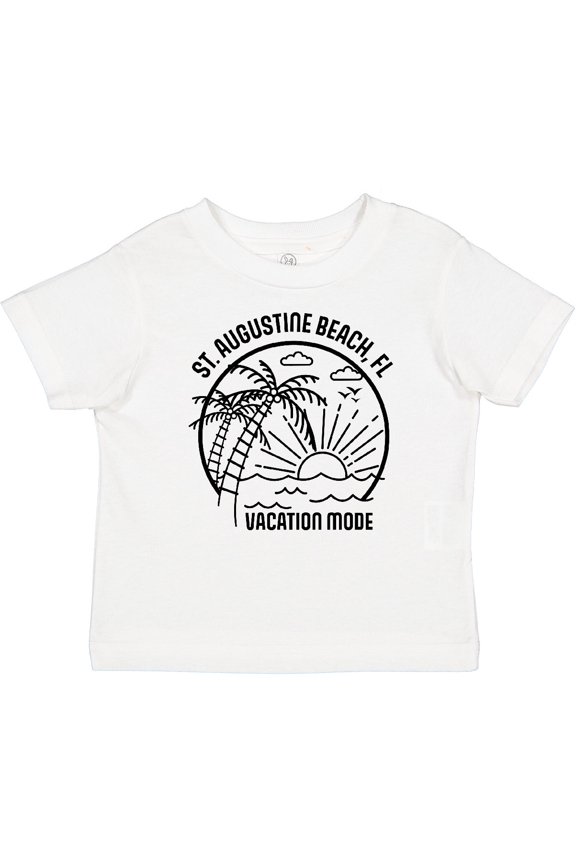 Summer Vacation Mode St. Augustine Beach Florida Boys or Girls Baby T-Shirt