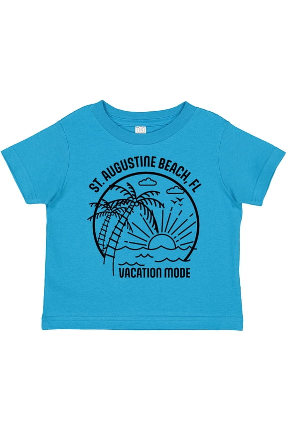 Summer Vacation Mode St. Augustine Beach Florida Boys or Girls Toddler T-Shirt