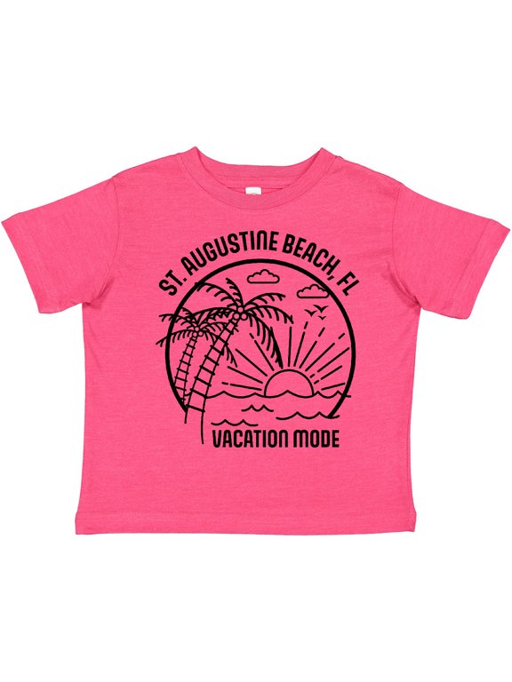 Summer Vacation Mode St. Augustine Beach Florida Boys or Girls Toddler T-Shirt