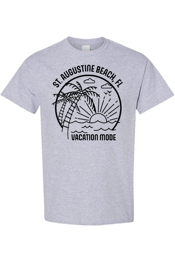 Summer Vacation Mode St. Augustine Beach Florida T-Shirt