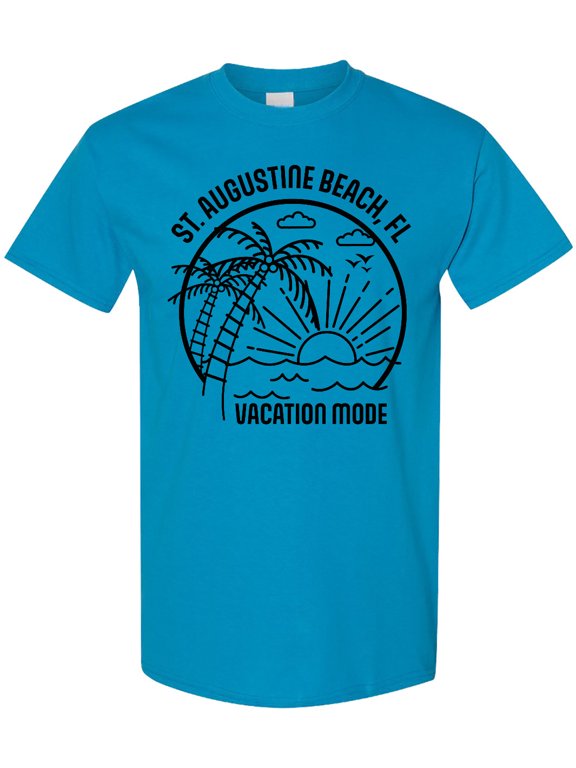 Summer Vacation Mode St. Augustine Beach Florida T-Shirt