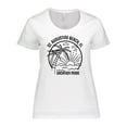 thumbnail image 1 of Inktastic Summer Vacation Mode St. Augustine Beach Florida Women's Plus Size T-Shirt, 1 of 5