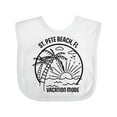 thumbnail image 1 of Inktastic Summer Vacation Mode St. Pete Beach Florida Boys or Girls Baby Bib, 1 of 4