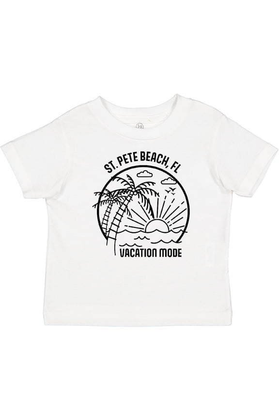Summer Vacation Mode St. Pete Beach Florida Boys or Girls Baby T-Shirt