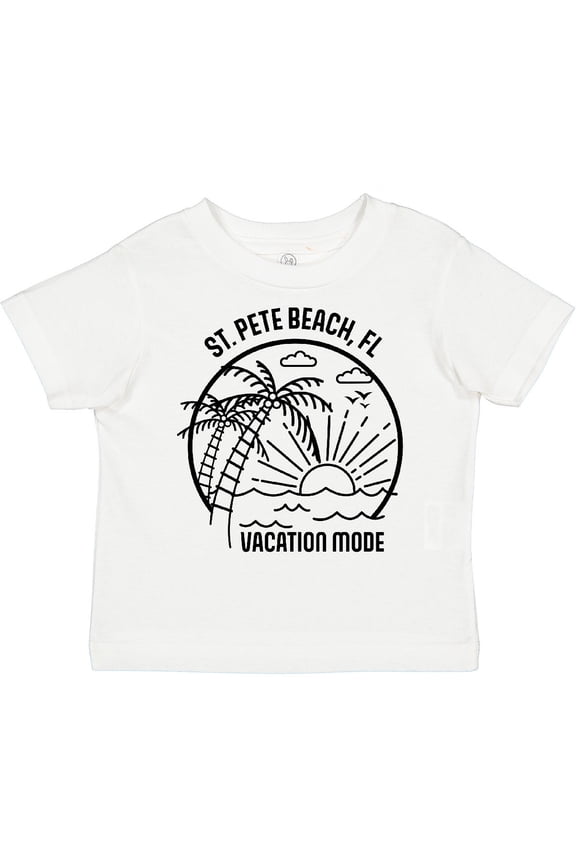 Summer Vacation Mode St. Pete Beach Florida Boys or Girls Toddler T-Shirt