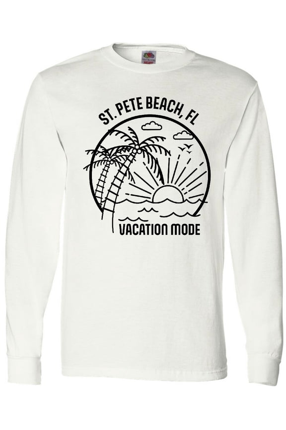 Summer Vacation Mode St. Pete Beach Florida Long Sleeve T-Shirt