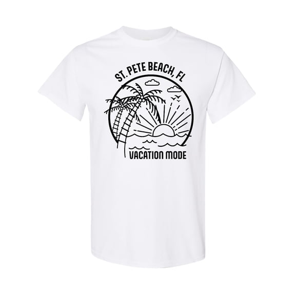 Inktastic Summer Vacation Mode St. Pete Beach Florida T-Shirt