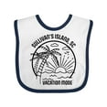 thumbnail image 1 of Inktastic Summer Vacation Mode Sullivans Island South Carolina Boys or Girls Baby Bib, 1 of 4