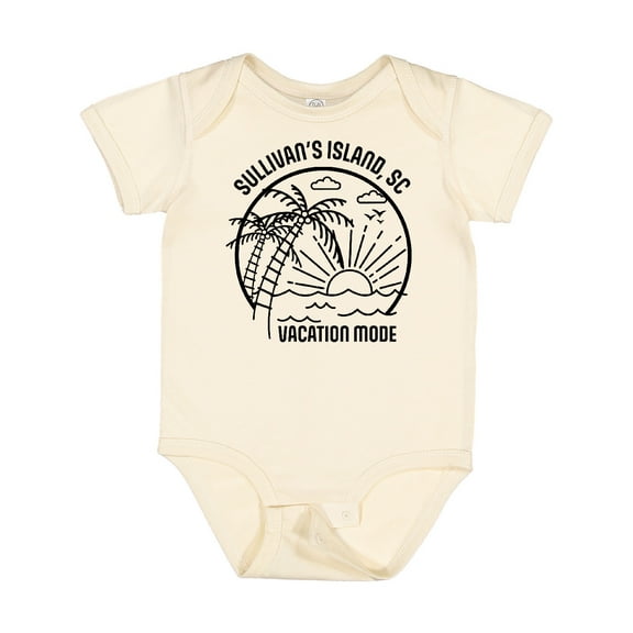 Inktastic Summer Vacation Mode Sullivans Island South Carolina Boys or Girls Baby Bodysuit
