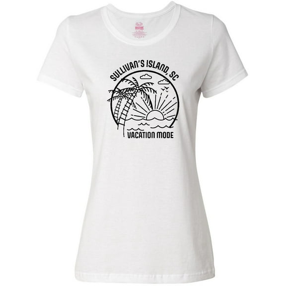 Inktastic Summer Vacation Mode Sullivans Island South Carolina Women's T-Shirt