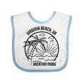 thumbnail image 1 of Inktastic Summer Vacation Mode Virginia Beach Virginia Boys or Girls Baby Bib, 1 of 4