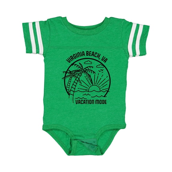 Inktastic Summer Vacation Mode Virginia Beach Virginia Boys or Girls Baby Bodysuit