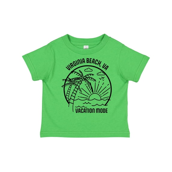 Inktastic Summer Vacation Mode Virginia Beach Virginia Boys or Girls Toddler T-Shirt