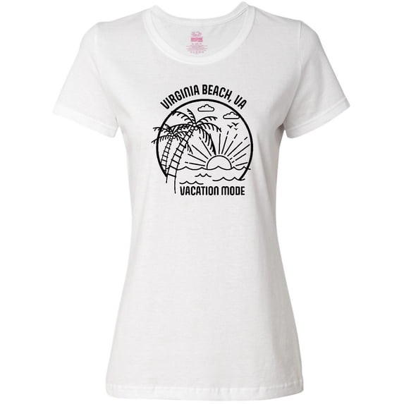 Inktastic Summer Vacation Mode Virginia Beach Virginia Women's T-Shirt