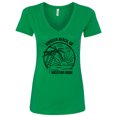 thumbnail image 1 of Inktastic Summer Vacation Mode Virginia Beach Virginia Women's V-Neck T-Shirt, 1 of 5