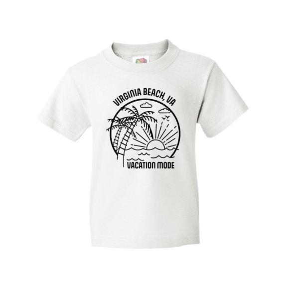 Inktastic Summer Vacation Mode Virginia Beach Virginia Youth T-Shirt
