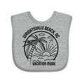 thumbnail image 1 of Inktastic Summer Vacation Mode Wrightsville North Carolina Boys or Girls Baby Bib, 1 of 4