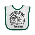 thumbnail image 1 of Inktastic Summer Vacation Mode Wrightsville North Carolina Boys or Girls Baby Bib, 1 of 4