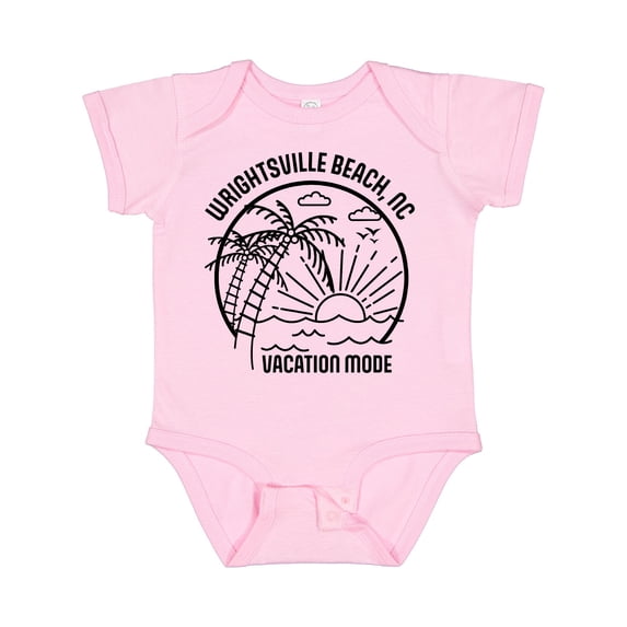 Inktastic Summer Vacation Mode Wrightsville North Carolina Boys or Girls Baby Bodysuit