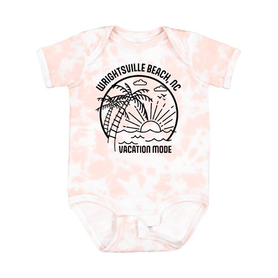 Inktastic Summer Vacation Mode Wrightsville North Carolina Boys or Girls Baby Bodysuit