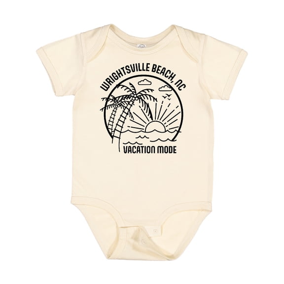 Inktastic Summer Vacation Mode Wrightsville North Carolina Boys or Girls Baby Bodysuit