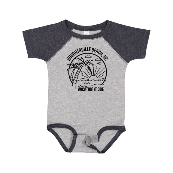 Inktastic Summer Vacation Mode Wrightsville North Carolina Boys or Girls Baby Bodysuit