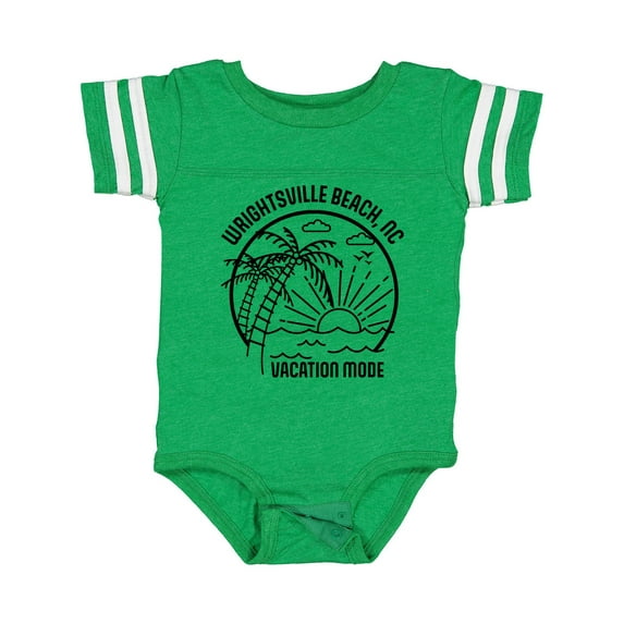 Inktastic Summer Vacation Mode Wrightsville North Carolina Boys or Girls Baby Bodysuit