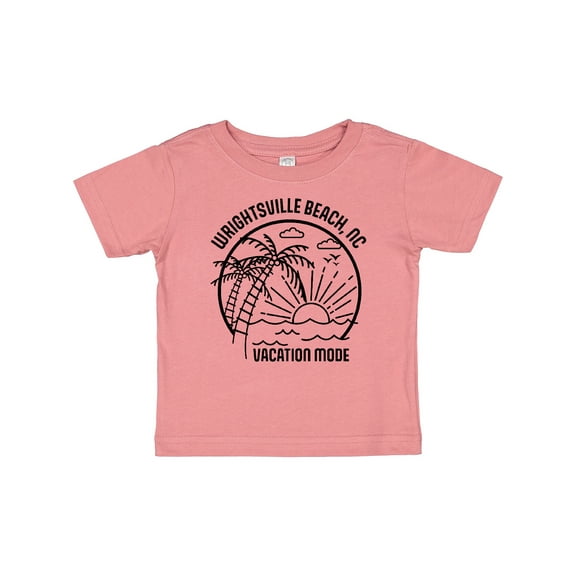 Inktastic Summer Vacation Mode Wrightsville North Carolina Boys or Girls Baby T-Shirt
