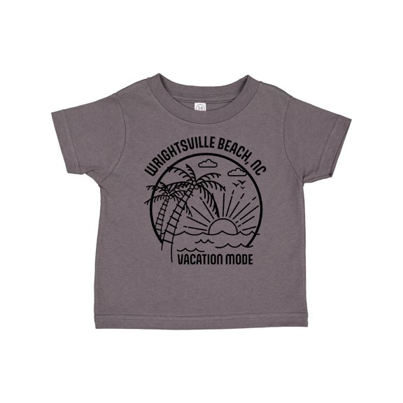 Inktastic Summer Vacation Mode Wrightsville North Carolina Boys or Girls Toddler T-Shirt