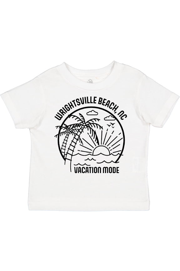 Summer Vacation Mode Wrightsville North Carolina Boys or Girls Toddler T-Shirt
