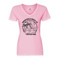 thumbnail image 1 of Inktastic Summer Vacation Mode Wrightsville North Carolina Women's V-Neck T-Shirt, 1 of 5