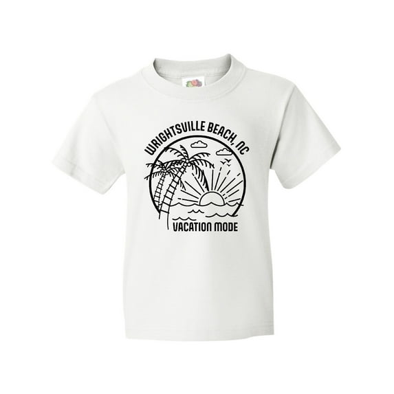 Inktastic Summer Vacation Mode Wrightsville North Carolina Youth T-Shirt