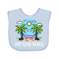 Inktastic Summer Vacation in Daytona Beach Boys or Girls Baby Bib
