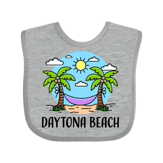 Inktastic Summer Vacation in Daytona Beach Boys or Girls Baby Bib